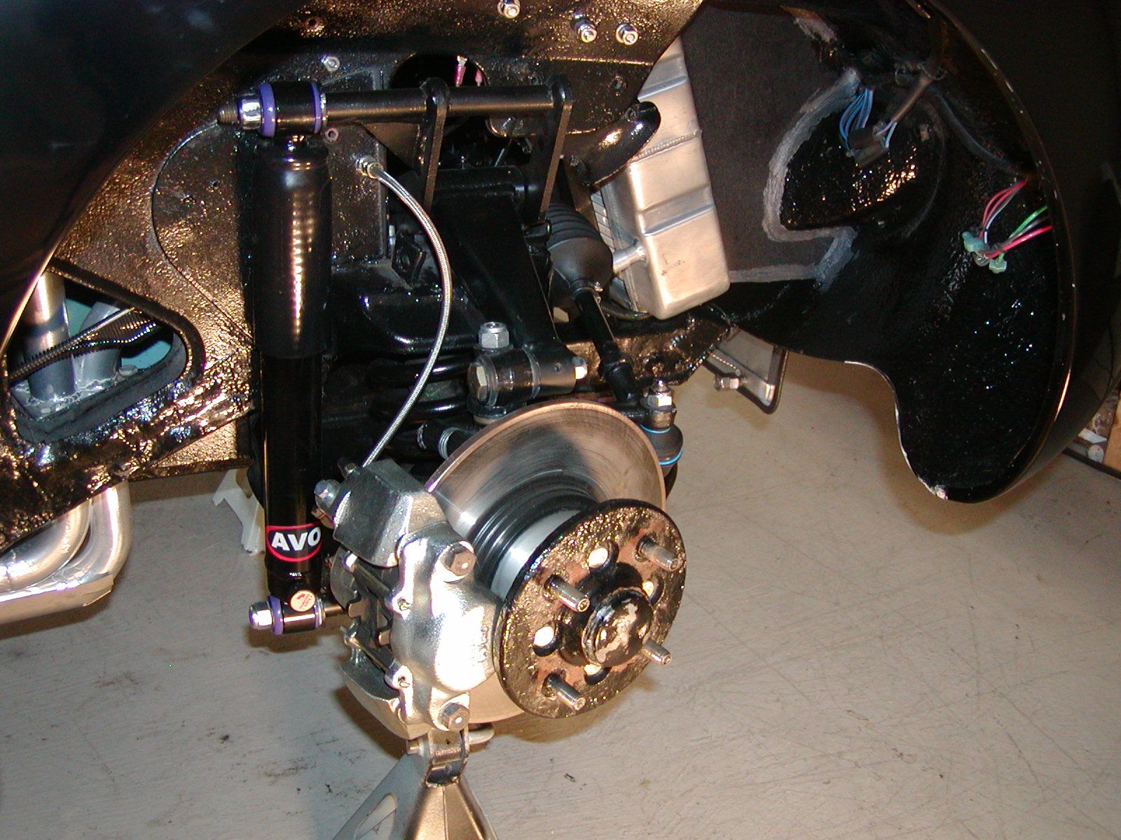 Aftermarket Frontline tube shock conversion